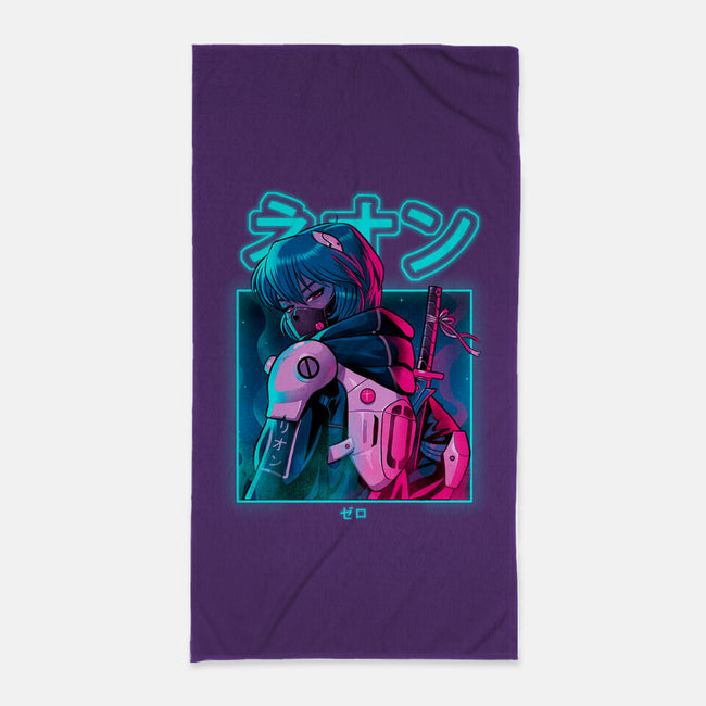 Neon Zero-none beach towel-Bruno Mota