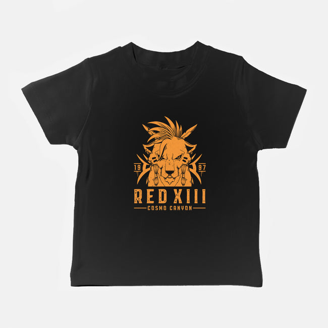 Red XIII-baby basic tee-Alundrart