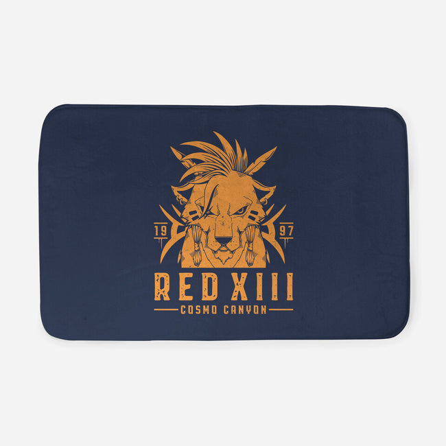 Red XIII-none memory foam bath mat-Alundrart