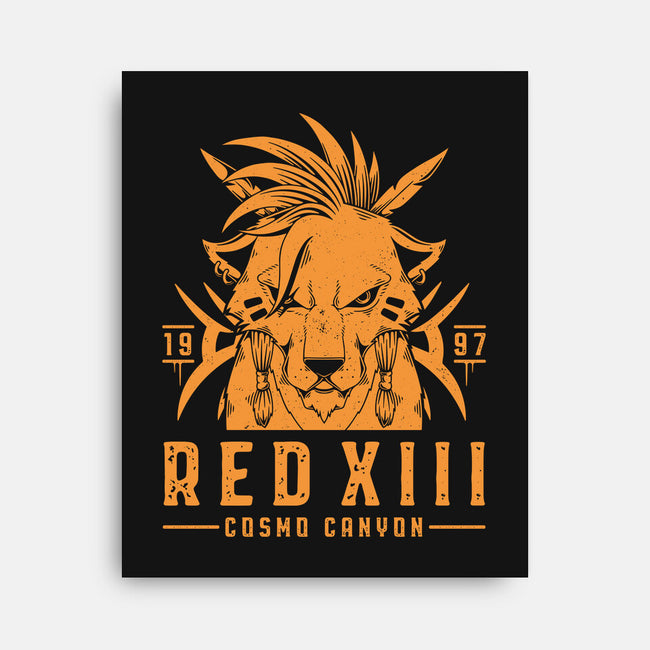Red XIII-none stretched canvas-Alundrart