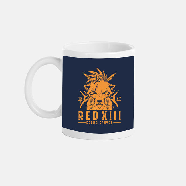 Red XIII-none glossy mug-Alundrart