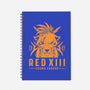 Red XIII-none dot grid notebook-Alundrart