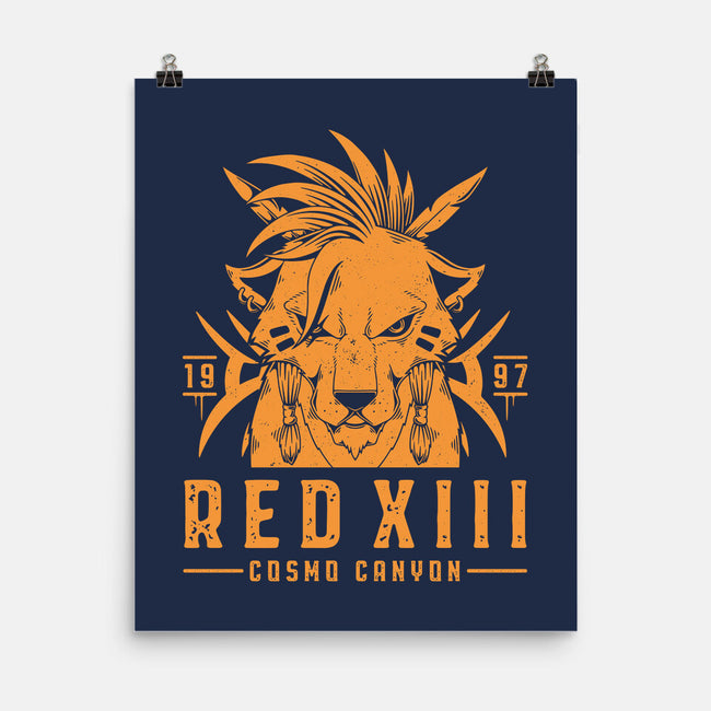 Red XIII-none matte poster-Alundrart