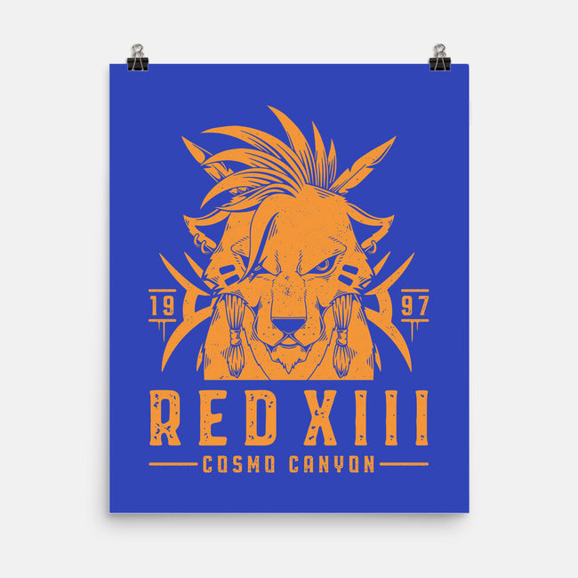 Red XIII-none matte poster-Alundrart