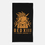 Red XIII-none beach towel-Alundrart