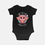 Hoot I'm Cute-baby basic onesie-glassstaff