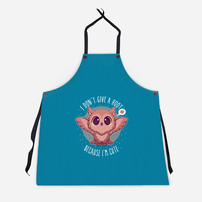 Hoot I'm Cute-unisex kitchen apron-glassstaff