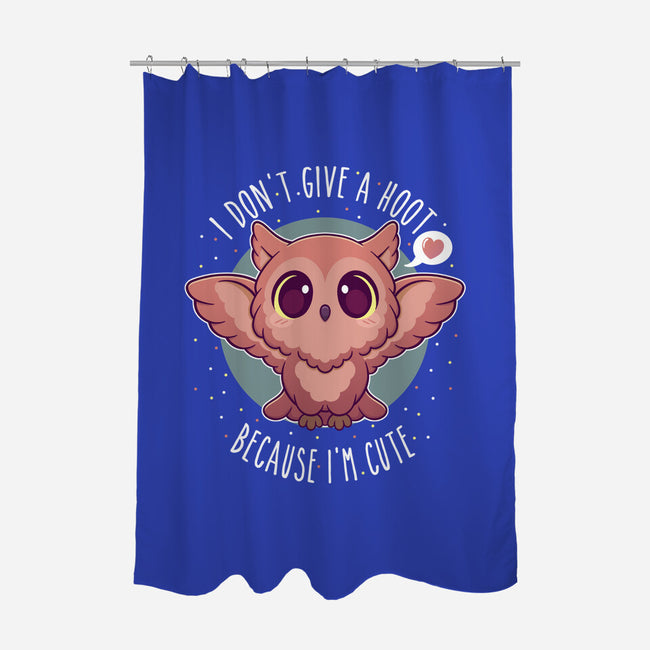 Hoot I'm Cute-none polyester shower curtain-glassstaff