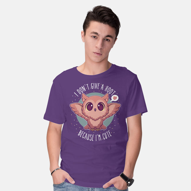 Hoot I'm Cute-mens basic tee-glassstaff