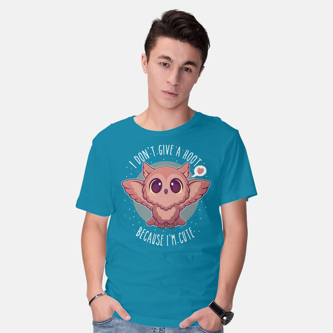 Hoot I'm Cute-mens basic tee-glassstaff