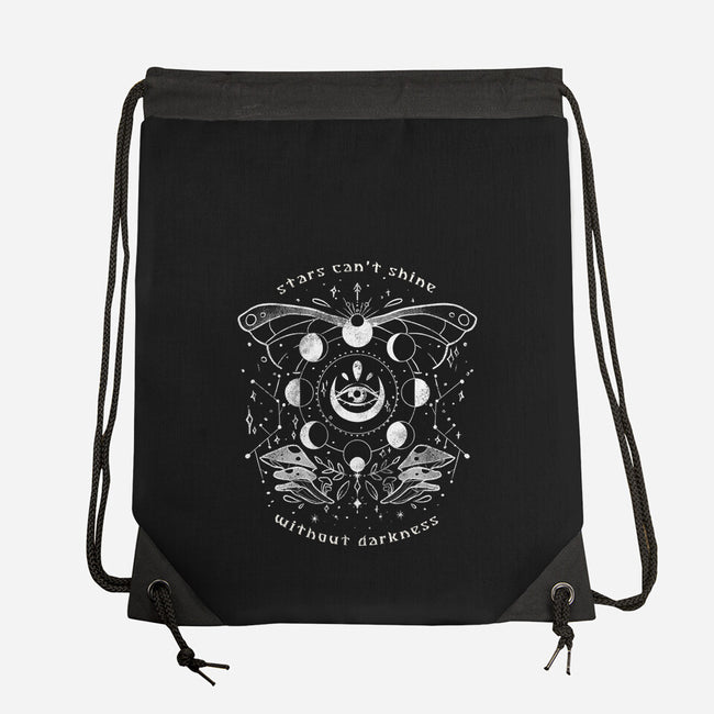 Stars Can't Shine Without Darkness-none drawstring bag-eduely