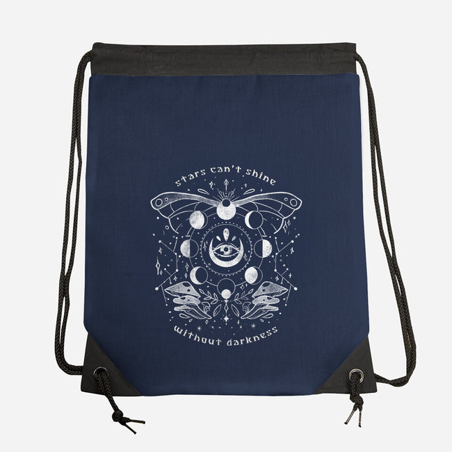Stars Can't Shine Without Darkness-none drawstring bag-eduely