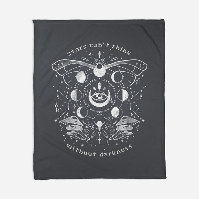 Stars Can't Shine Without Darkness-none fleece blanket-eduely