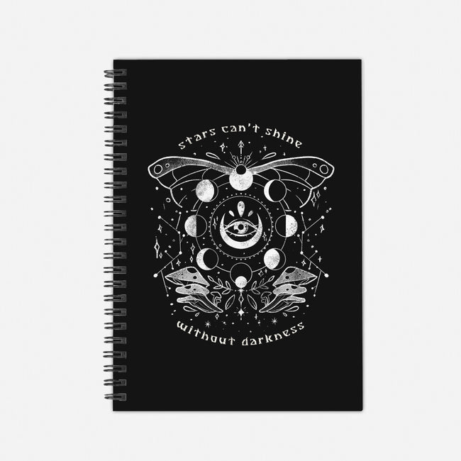 Stars Can't Shine Without Darkness-none dot grid notebook-eduely
