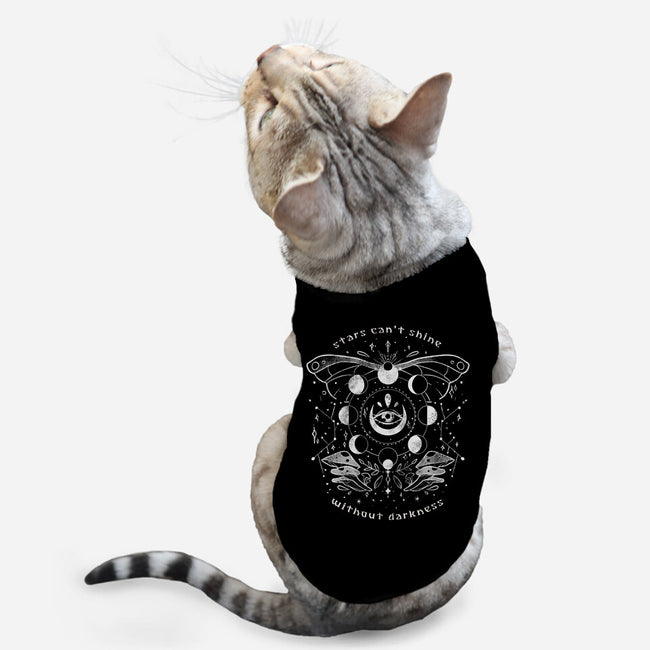 Stars Can't Shine Without Darkness-cat basic pet tank-eduely