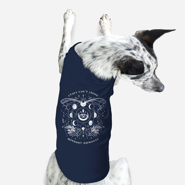 Stars Can't Shine Without Darkness-dog basic pet tank-eduely