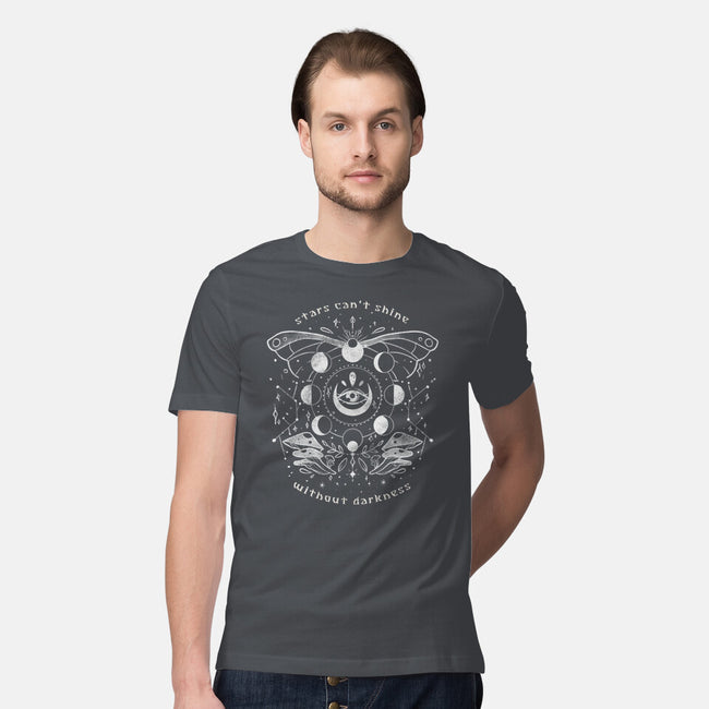 Stars Can't Shine Without Darkness-mens premium tee-eduely