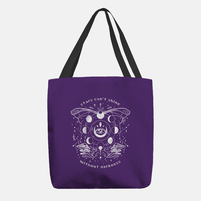 Stars Can't Shine Without Darkness-none basic tote-eduely