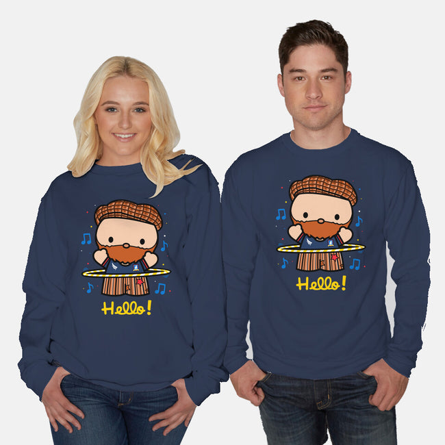 Hello Coach!-unisex crew neck sweatshirt-Raffiti