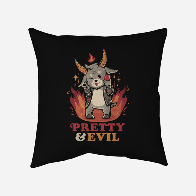 Pretty And Evil-none removable cover throw pillow-eduely