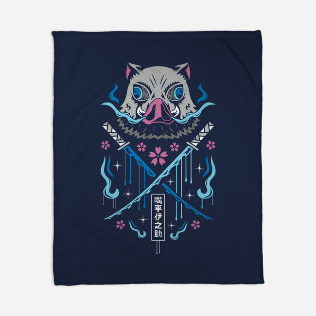 Beast Breathing Swordsman-none fleece blanket-Logozaste