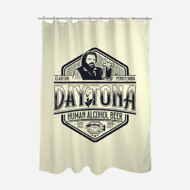 Daytona Beer-none polyester shower curtain-teesgeex