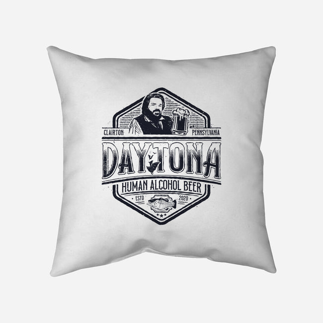 Daytona Beer-none removable cover w insert throw pillow-teesgeex