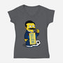 Lasso Special!-womens v-neck tee-Raffiti