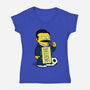 Lasso Special!-womens v-neck tee-Raffiti