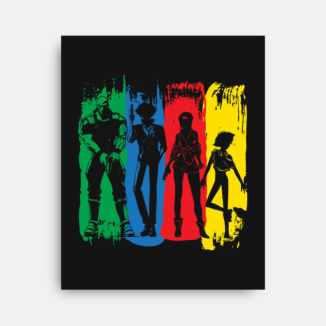 Space Bounty Hunter Crew-none stretched canvas-DrMonekers