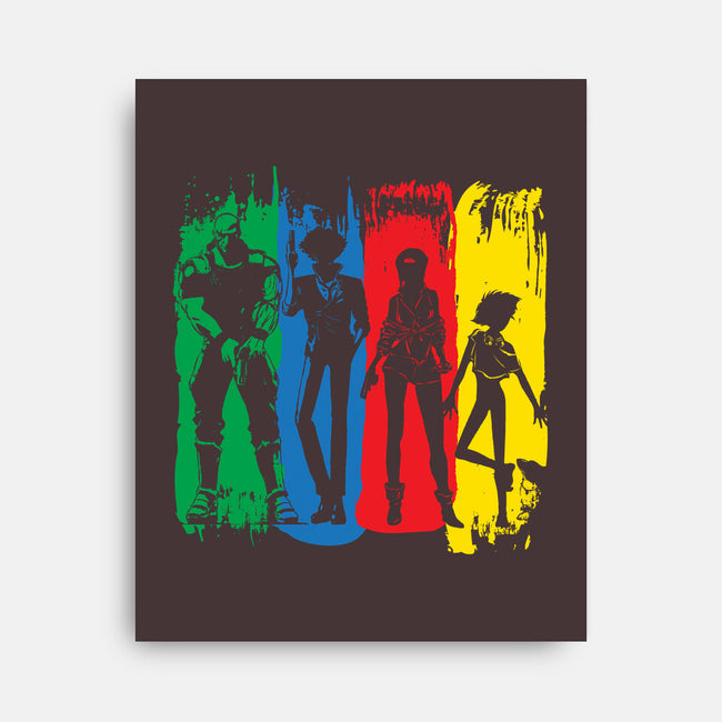Space Bounty Hunter Crew-none stretched canvas-DrMonekers