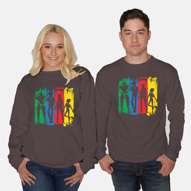 Space Bounty Hunter Crew-unisex crew neck sweatshirt-DrMonekers