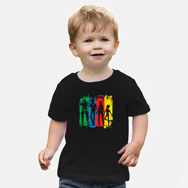 Space Bounty Hunter Crew-baby basic tee-DrMonekers