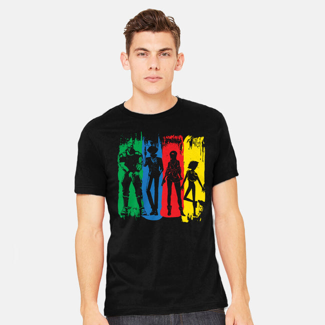 Space Bounty Hunter Crew-mens heavyweight tee-DrMonekers