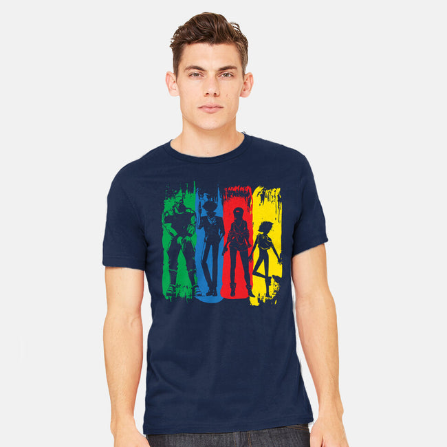 Space Bounty Hunter Crew-mens heavyweight tee-DrMonekers
