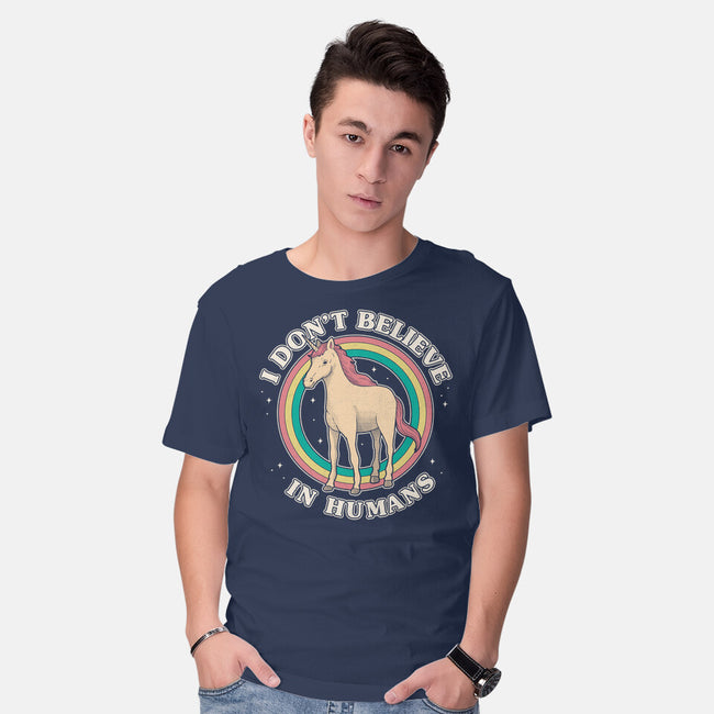 Believe In Humans-mens basic tee-Thiago Correa