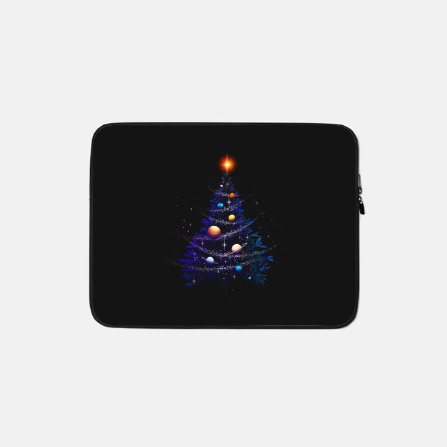 Christmas Cosmos Universe-none zippered laptop sleeve-tobefonseca