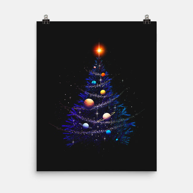 Christmas Cosmos Universe-none matte poster-tobefonseca