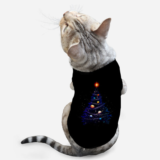 Christmas Cosmos Universe-cat basic pet tank-tobefonseca