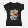 Tokyo High Squad-womens v-neck tee-Arigatees