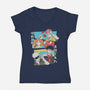 Tokyo High Squad-womens v-neck tee-Arigatees