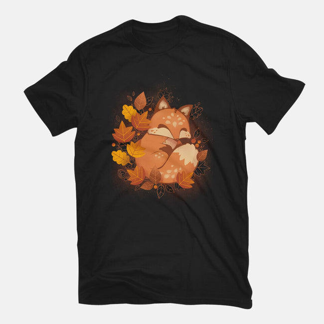 Autumn Fox-mens basic tee-ricolaa