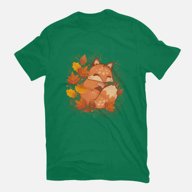 Autumn Fox-mens basic tee-ricolaa