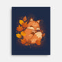 Autumn Fox-none stretched canvas-ricolaa
