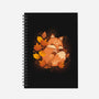 Autumn Fox-none dot grid notebook-ricolaa