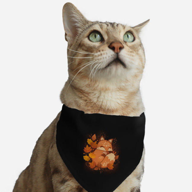 Autumn Fox-cat adjustable pet collar-ricolaa