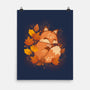 Autumn Fox-none matte poster-ricolaa