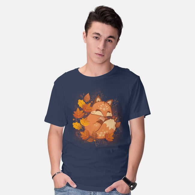 Autumn Fox-mens basic tee-ricolaa