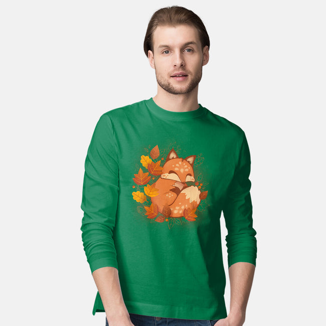 Autumn Fox-mens long sleeved tee-ricolaa