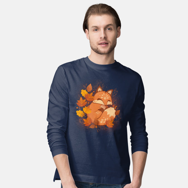Autumn Fox-mens long sleeved tee-ricolaa